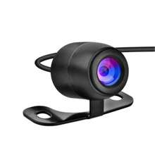 車用備用攝像頭汽車視頻通用170°廣角後置備用外掛攝像頭夜視防水倒車攝像頭,後視鏡攝像頭 - 黑色 - 查看 2