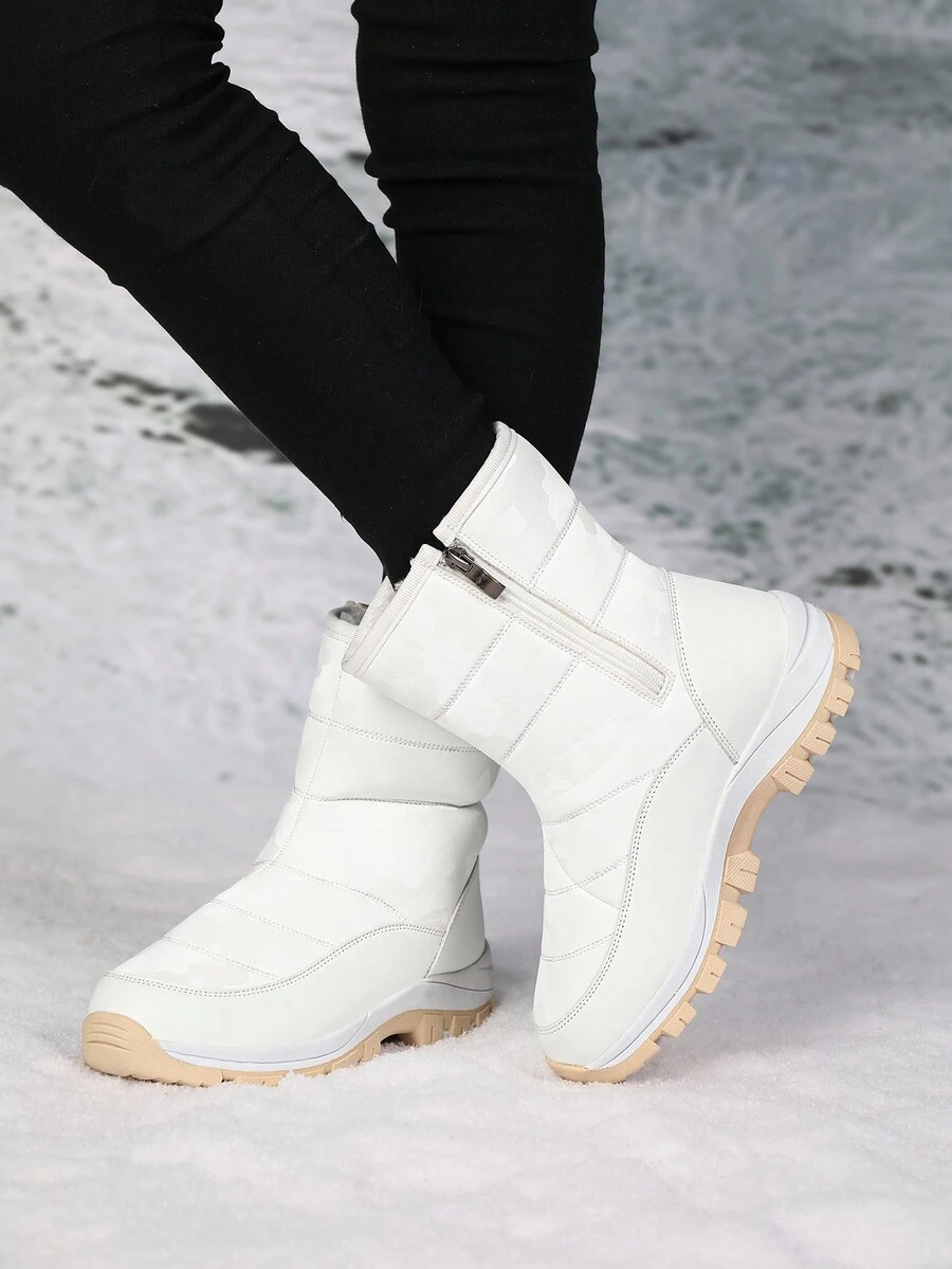 Botas de nieve de mujeres exterior - Blanco - Ver 1