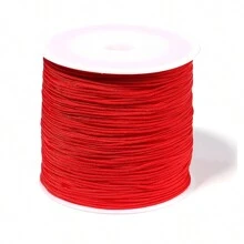1 rollo de hilo de Macramé chino con nudo celta, hilo de nylon de 0.8mm para pulseras, trenza para borlas, abalorios, hilo de Shamballa para hacer joyas - 1 volumen - Ver 14