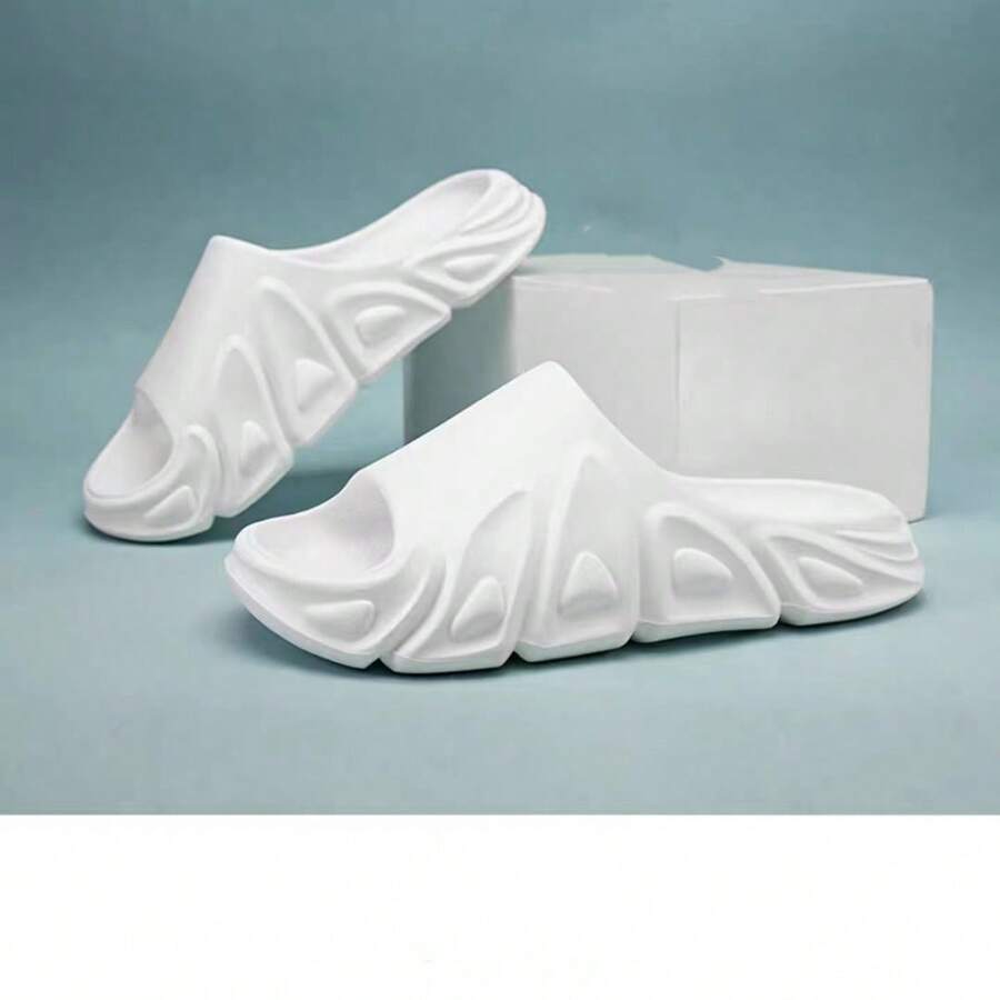 Dép xỏ ngón & dép nam - trắng - Xem 1