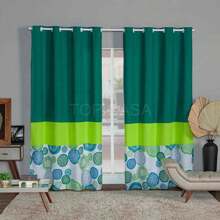 Oxford Curtain 3.00 X 2.50 Decorative For Living Room And Bedroom Exclusive Prints