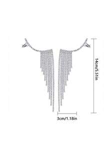 Hoa tai cô dâu - Bạc - Xem 8