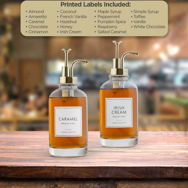 Coffee Syrup Dispenser For Coffee Bar Accessories, Coffee Pump