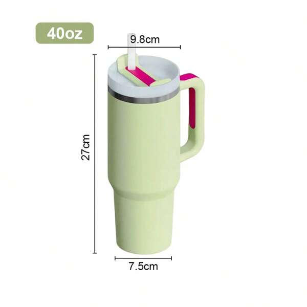 CHECKERED 40 OZ DRINK TUMBLER WITH LID AND STRAW SHEIN