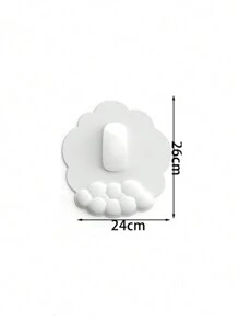 1pc Cute Solid Color Cloud Shaped Pu Leather Soft Surface Wrist Rest Mouse Pad, Gaming Mouse Mat, Creative Desk Mat With Non-slip Silicone Base, Firm & Soft, Memory Foam & Elasticity, Wrist Protector