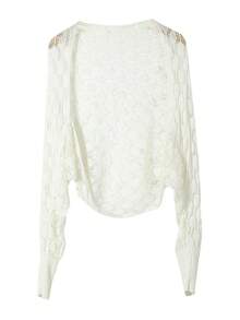 女性披肩 - 白色 - 查看 5