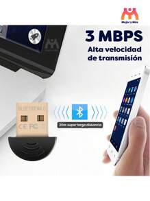 PACK DE 10: Receptor Bluetooth Usb Audio, Adaptador Bluetooth Pc Y Audio + ¡Regalo! - Negro - Ver 3