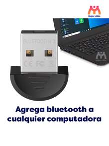 PACK DE 10: Receptor Bluetooth Usb Audio, Adaptador Bluetooth Pc Y Audio + ¡Regalo! - Negro - Ver 7
