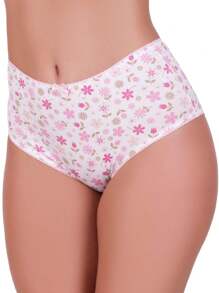 Kit 5 Calçola de Senhora Calcinha Grande Estampada Sortidas Lingerie