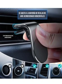 Soporte De Auto Magnético Para Celular Iman Rejilla Ventilación - Rojo - Ver 2