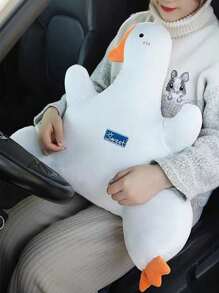 Trắng Ngỗng Hình dạng Ô tô/xe hơi Gối Đối với Đỡ thắt lưng - trắng - Xem 2