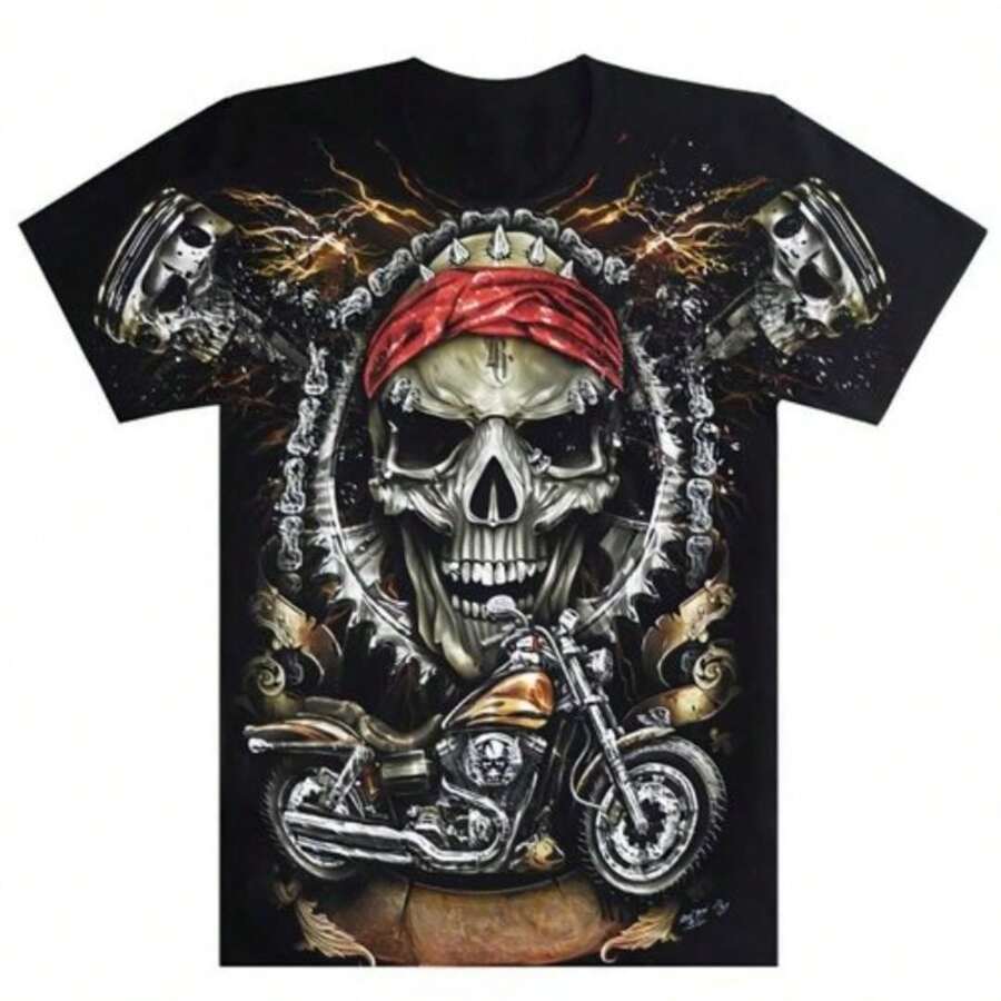 Men T-Shirts - Black - View 1