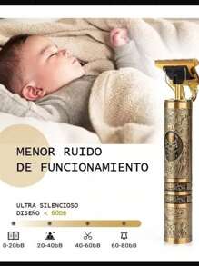 Rasuradora De Cabello Cortadora Trimmer Buda Recargable Usb - Dorado - Ver 3