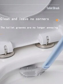 1pc Blue Golf Style Toilet Brush - Blue - View 3