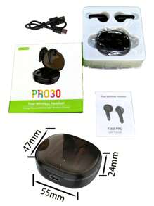 低延遲遊戲無綫耳机 - 黑色 - 查看 12