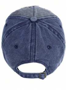 FADZOYLE 1頂女式灰色復古牛仔帽，磨損邊緣棒球帽，新時尚字母情侶棒球帽，適用於戶外活動街頭