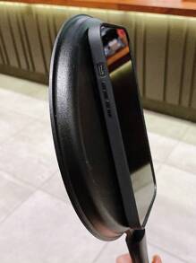 Funny 1pc Funny Creative Non-Slip Frying Pan Shaped Pc Phone Case Compatible With IPhone15/15Plus/15Pro/15Promax - Black - View 5