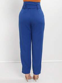 Women Pants - 藍色 - 查看 3