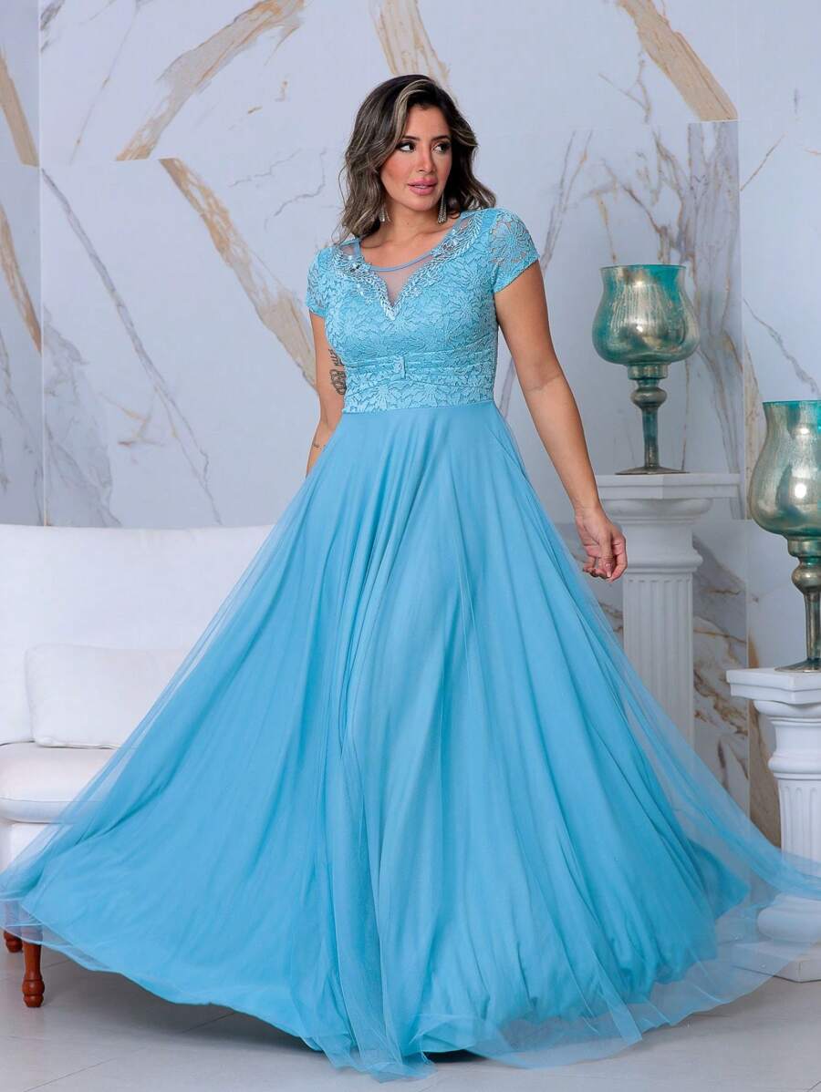 Grife Velasco Women Prom & Evening Dresses - Baby Blue - View 1