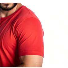 Men T-Shirts - 紅色 - 查看 3