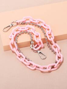 2 piezas Cadena de cintura personalizada con cuentas - Rosa - Ver 3