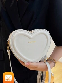 Mini Heart Bag - Black - View 3
