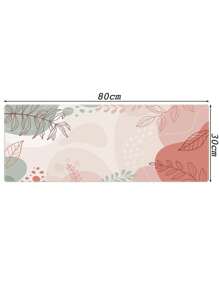 1入組矩形樹葉印花橡膠鼠標墊 - 彩色 - 查看 6