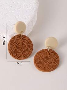 Bông tai lủng lẳng - Cà phê - Xem 3