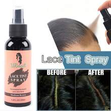 3.38盎司蕾絲著色噴霧融化的噴霧適用於蕾絲假髮,封閉,防水,速幹 - 深灰色 - 查看 4