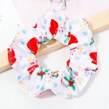 6 件套圣诞主题印花女士蝴蝶结发带派对配饰
