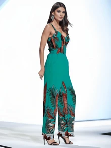 Women Jumpsuits - 綠色 - 查看 9