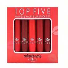 Matte Lipsticks Top Five Mousse Matte Italia Deluxe Original - CalienteReds - View 2