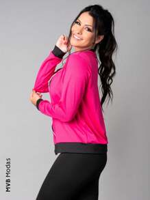 MVB Modas Women Coats - Hồng - Xem 2