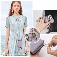 Phone Case Lanyard Phone Case Phone Case Protector With Mirror Anti-Drop And Dirty Exclusive Design Fashion Phone Case Suitable For IPhone6/7/8/SE2/SE3/11/12/13/14/15/16 Pro ,16 Promax