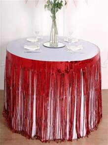 Decorative Party Curtains - Metal Table Curtain, Metal Table, Party Decoration, Party Tablecloths, Unique And Creative Decoration For Events And Celebrations - Transform Your Space