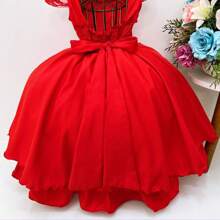 Young Girls Dresses - Đỏ - Xem 3
