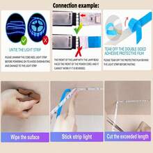 1捲智能app Rgb Led燈帶 Usb Smd5050 30 Led/米 Diy Fpc柔軟led電視電腦桌面背景裝飾燈 - 彩色 - 查看 6
