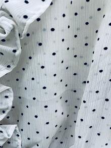 BLUSA CON OLANES - Beis - Ver 2