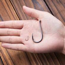 50~100Pcs Fishing Hooks Octopus Beak Hook Carp Fishing Jigging Hook Barbed Black High Carbon Steel Ice Fishing Accessories