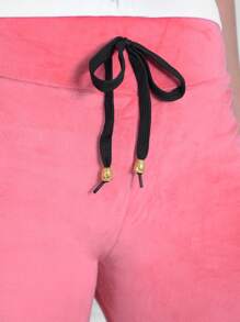 LEGGINS LICRA DEPORTIVO DE TERCIOPELO - Rosa Pálido - Ver 4