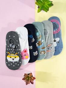 Women's Invisible Short Elastic Socks With Super Soft And Comfortable Ears. - Apricot - View 3
