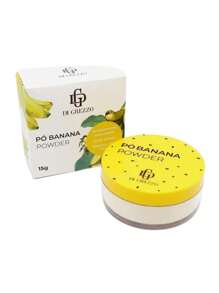 Po Banana Bowder + Esponja Triangular Para Po Compacto e Solto Festa Junina - Tamanho Único - Visão 2