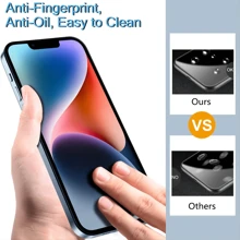 4pcs High Definition High Transparency Apple IPhone Full Screen Anti-Drop Anti-Scratch Tempered Glass Protector Film, Compatible With IPhone 16, 15, 14, 13, 12, 11 Plus/Pro/Pro Max