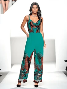 Women Jumpsuits - 綠色 - 查看 1