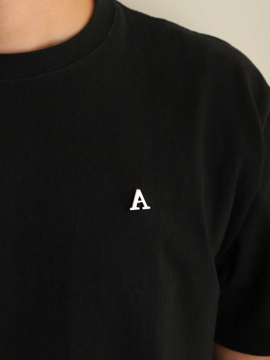 1入組時尚男士首飾類字母胸針