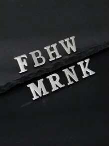 1入組時尚男士首飾類字母胸針