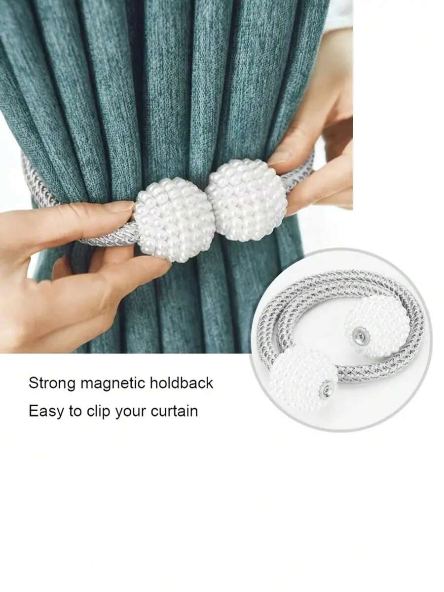 2pcs Curtain Tiebacks, Window Tieback Holder Decorative Rope