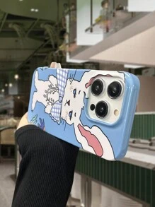 1入組酷炫兔子圖案光面tpu手機殼,適用於iphone手機 - 彩色 - 查看 4