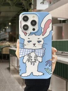 1入組酷炫兔子圖案光面tpu手機殼,適用於iphone手機 - 彩色 - 查看 2