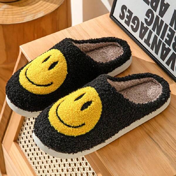 New Arrival 2023 Women's Cartoon Cute Home Slippers, Couple Style Thermal Lined Warm Slippers